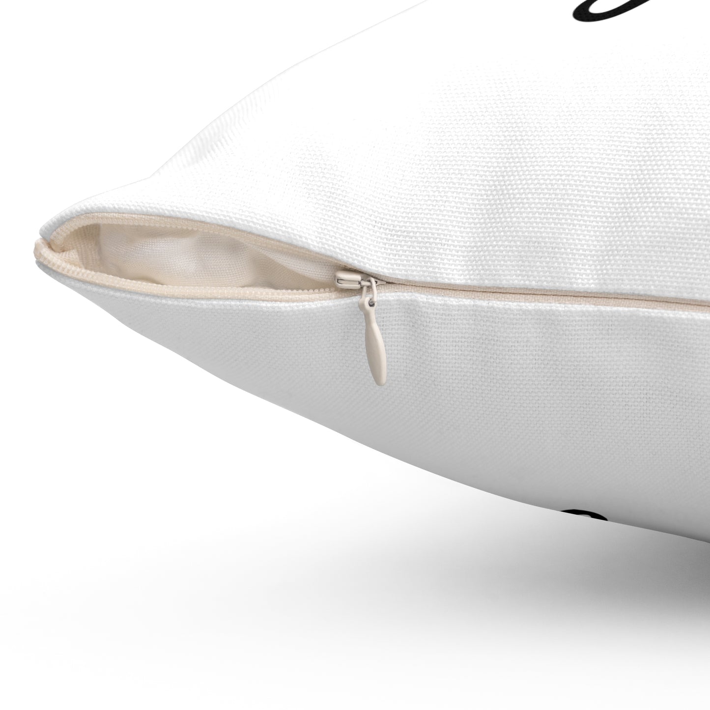 Cojín decorativo blanco con la frase "Día del padre"