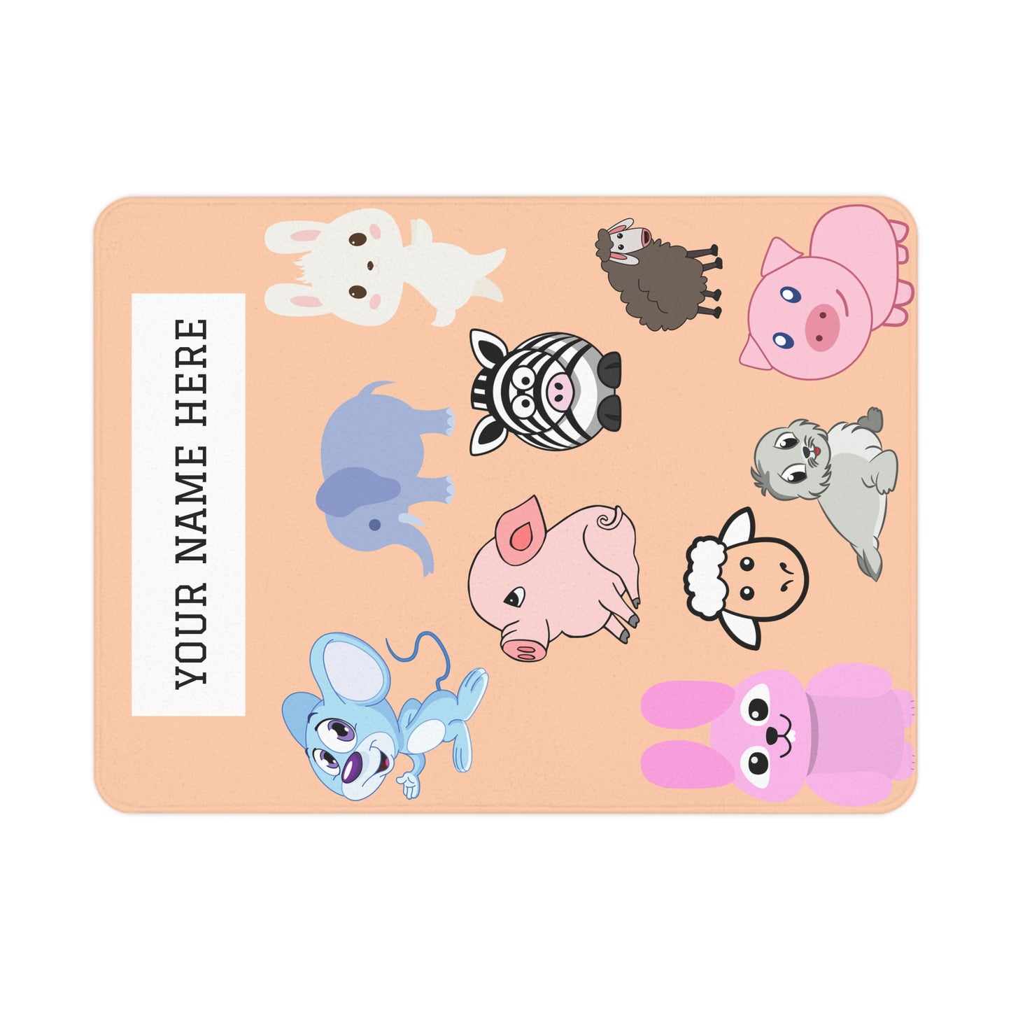 Manta personalizada para niños pequeños de Fuzzy Friends