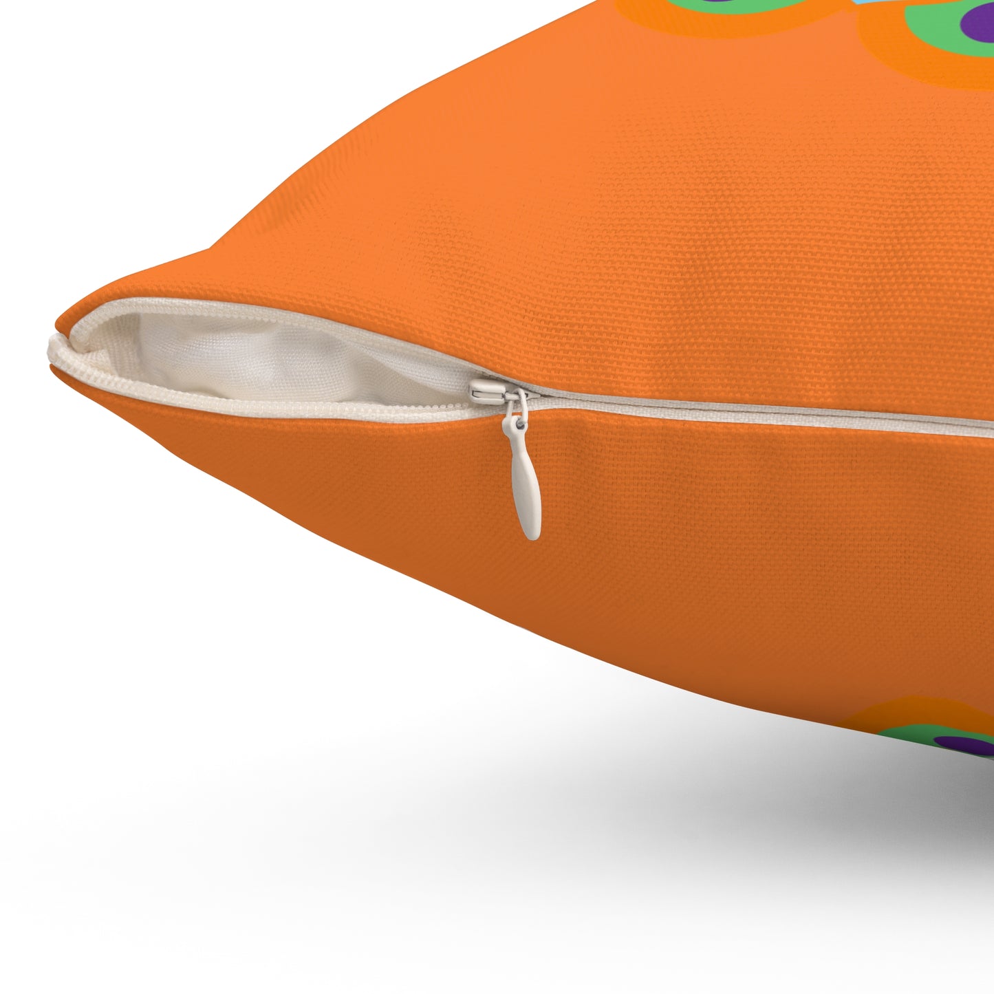 Cojín decorativo Sunny Bloom Orange: vibrante elegancia floral