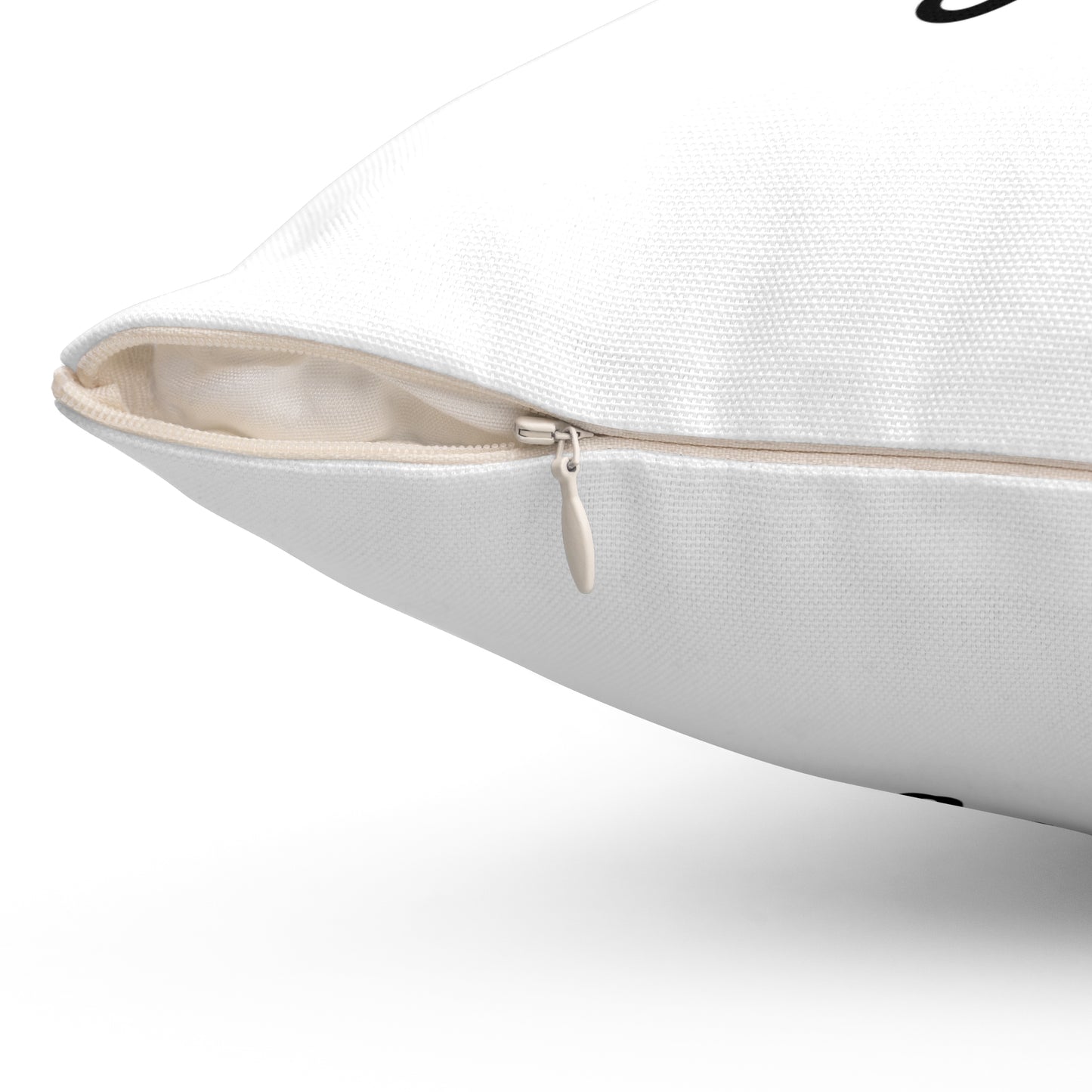 Cojín decorativo blanco con la frase "Día del padre"