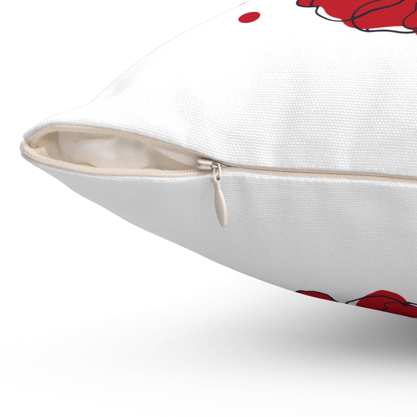Almohada decorativa con diseño floral para habitación en color blanco, almohada decorativa con diseño floral, almohada decorativa con diseño floral naranja, almohada de poliéster con inserto