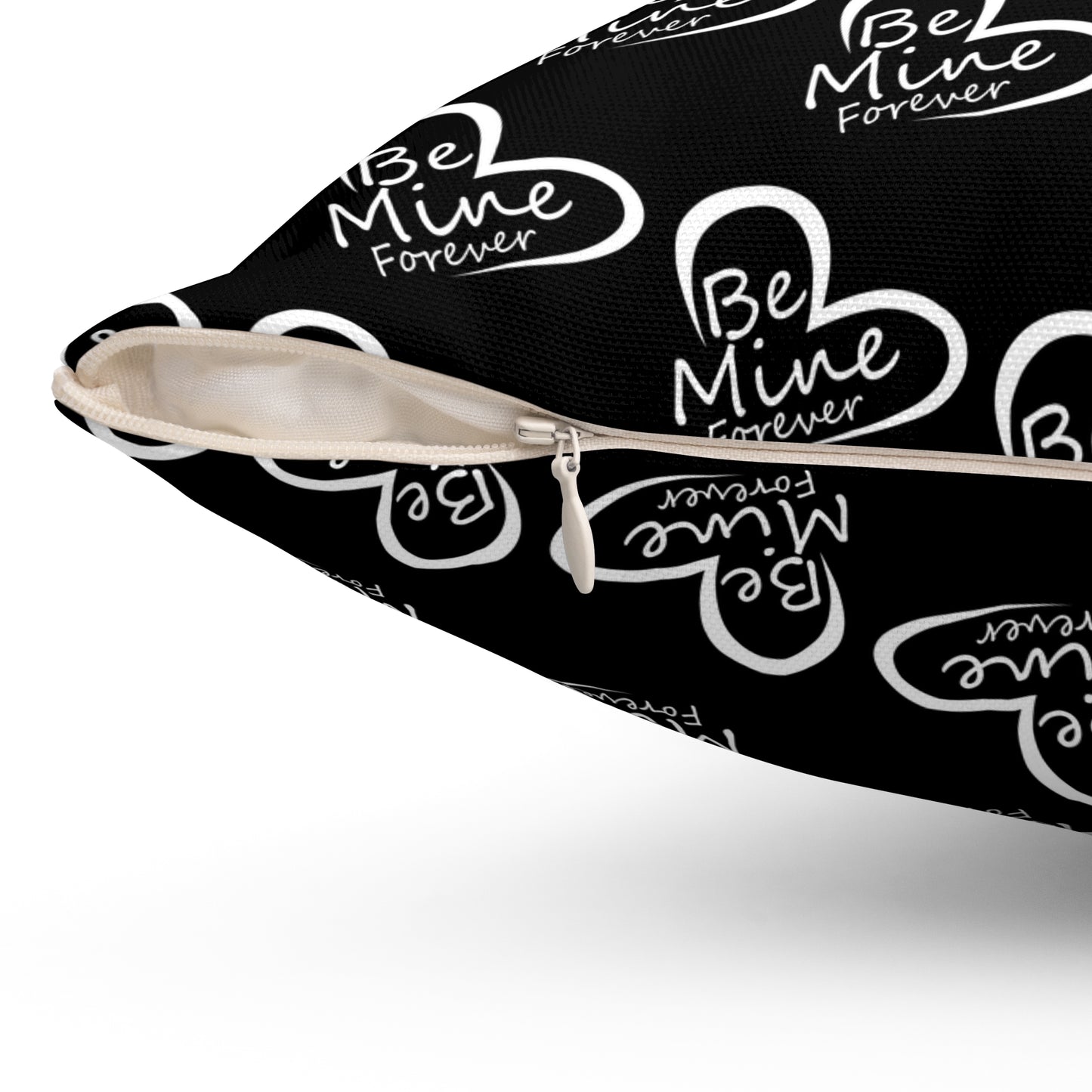 Cojín decorativo con el motivo "Be Mine Forever" (Afecto sincero)