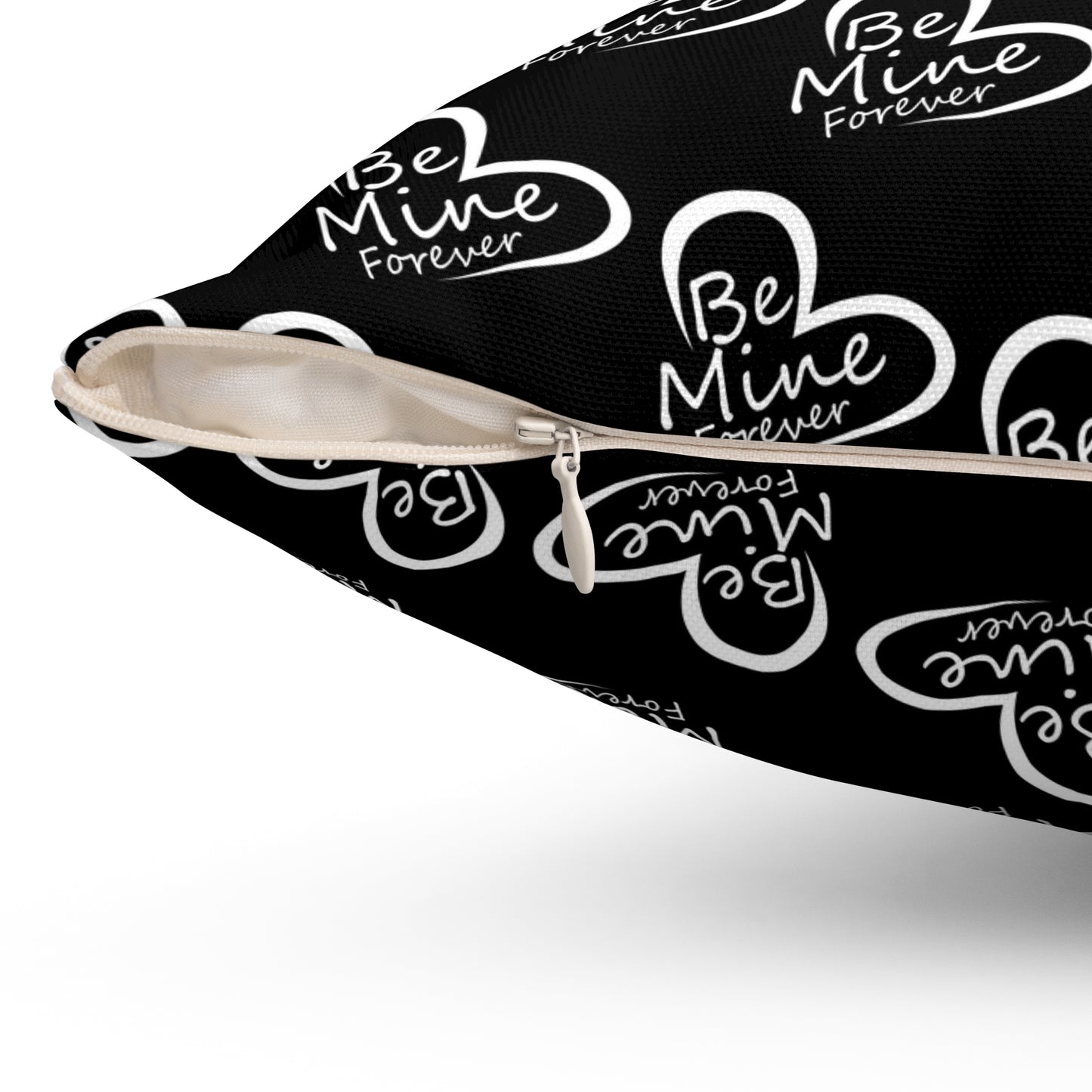 Cojín decorativo con el motivo "Be Mine Forever" (Afecto sincero)