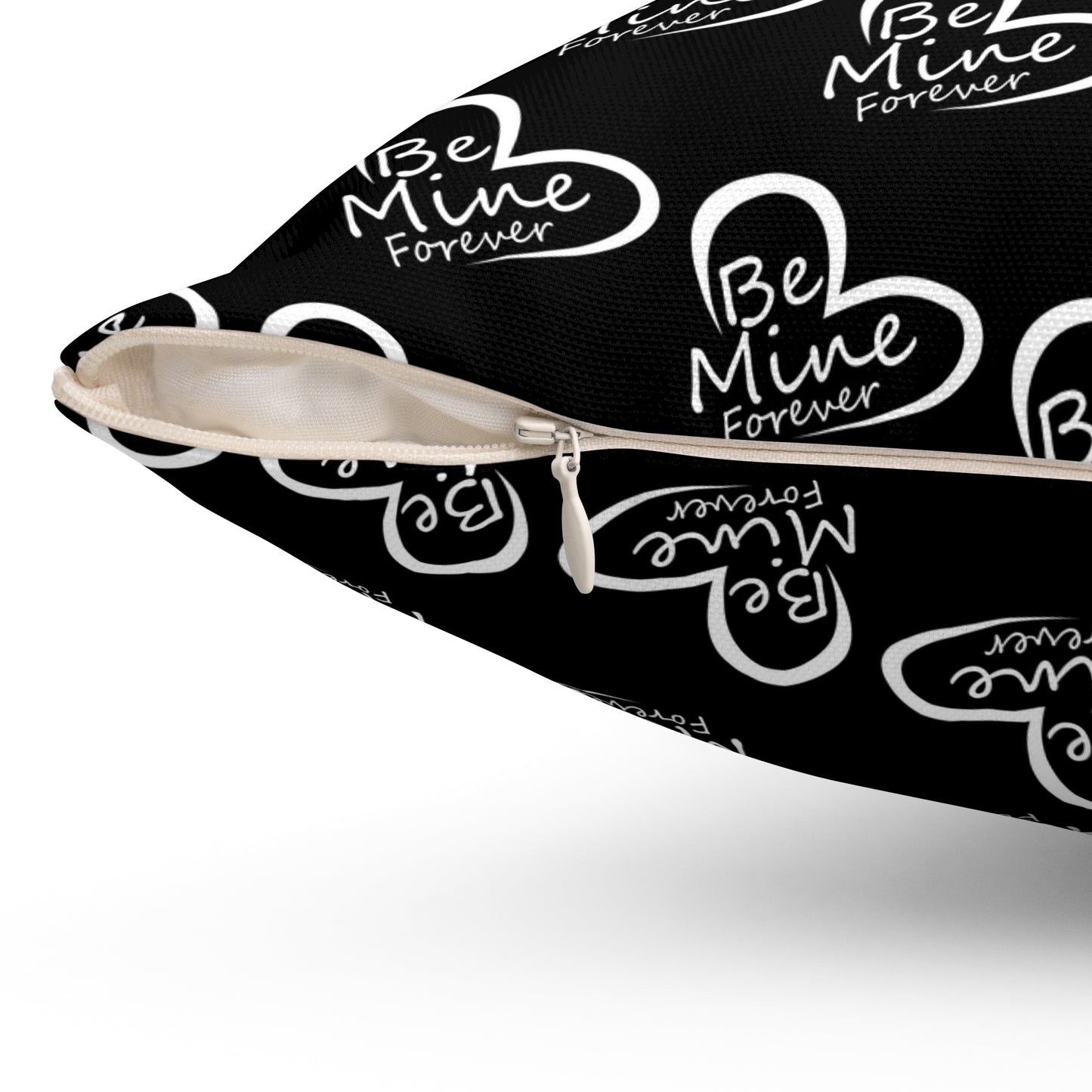 Cojín decorativo con el motivo "Be Mine Forever" (Afecto sincero)