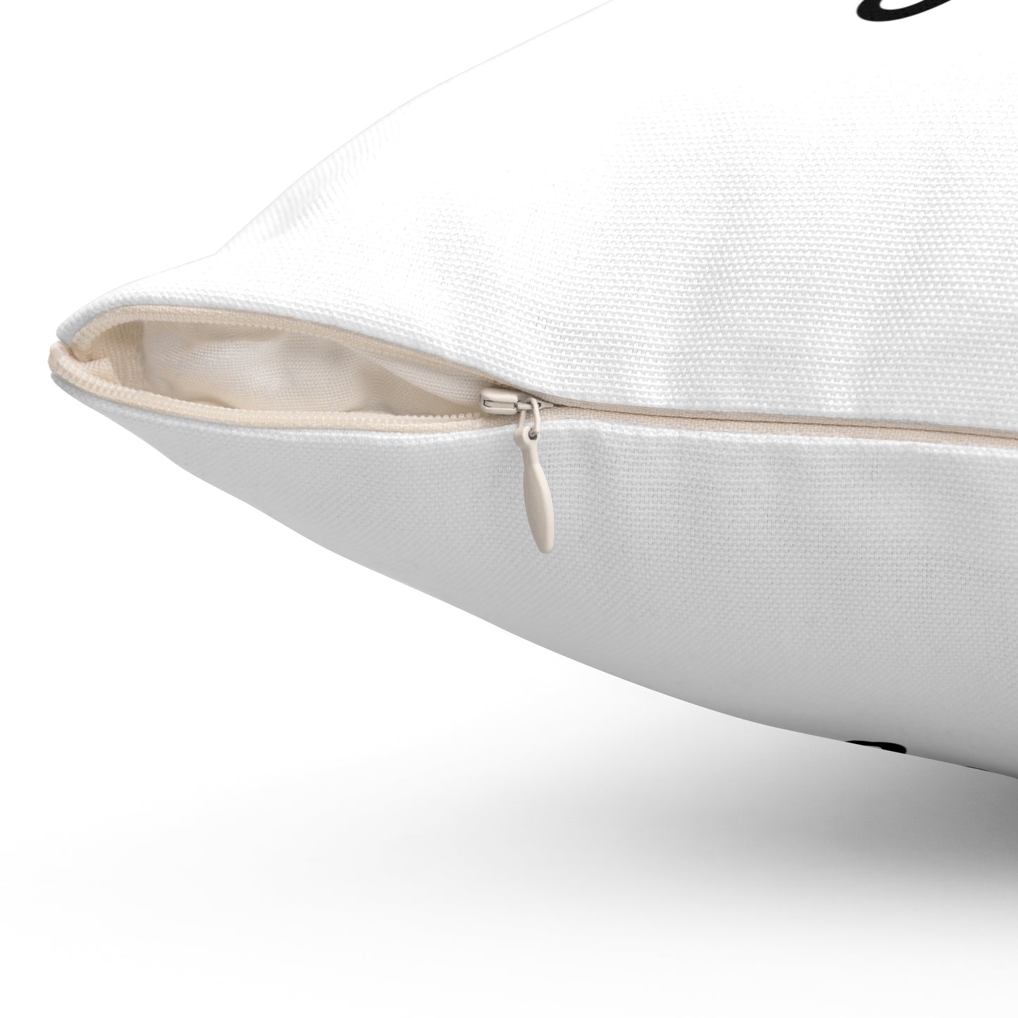 Cojín decorativo blanco con la frase "Día del padre"