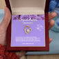Felicitaciones a los nuevos graduados, una luz brillante: collar de amor eterno