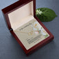 Joyous Welcome To The Family Jewelry Gift For Daughter In Law- 10k Solid Gold Everlasting Love Necklace