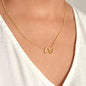 Solid 10k Gold Everlasting Love Necklace For Daughter In Law- Welcome To The Family Jewelry Gift