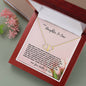 Solid 10k Gold Everlasting Love Necklace For Daughter In Law- Welcome To The Family Jewelry Gift