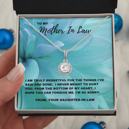 Desde lo más profundo de mi corazón: collar de perdón para mi suegra