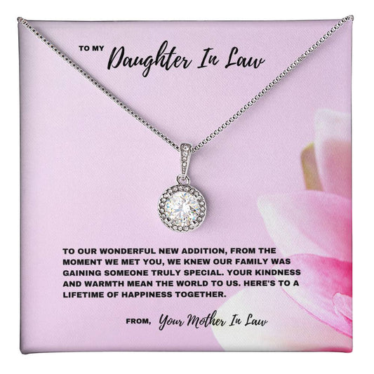 Kindness and Warmth Necklace for Daughter-In-Law | A Cherished Addition