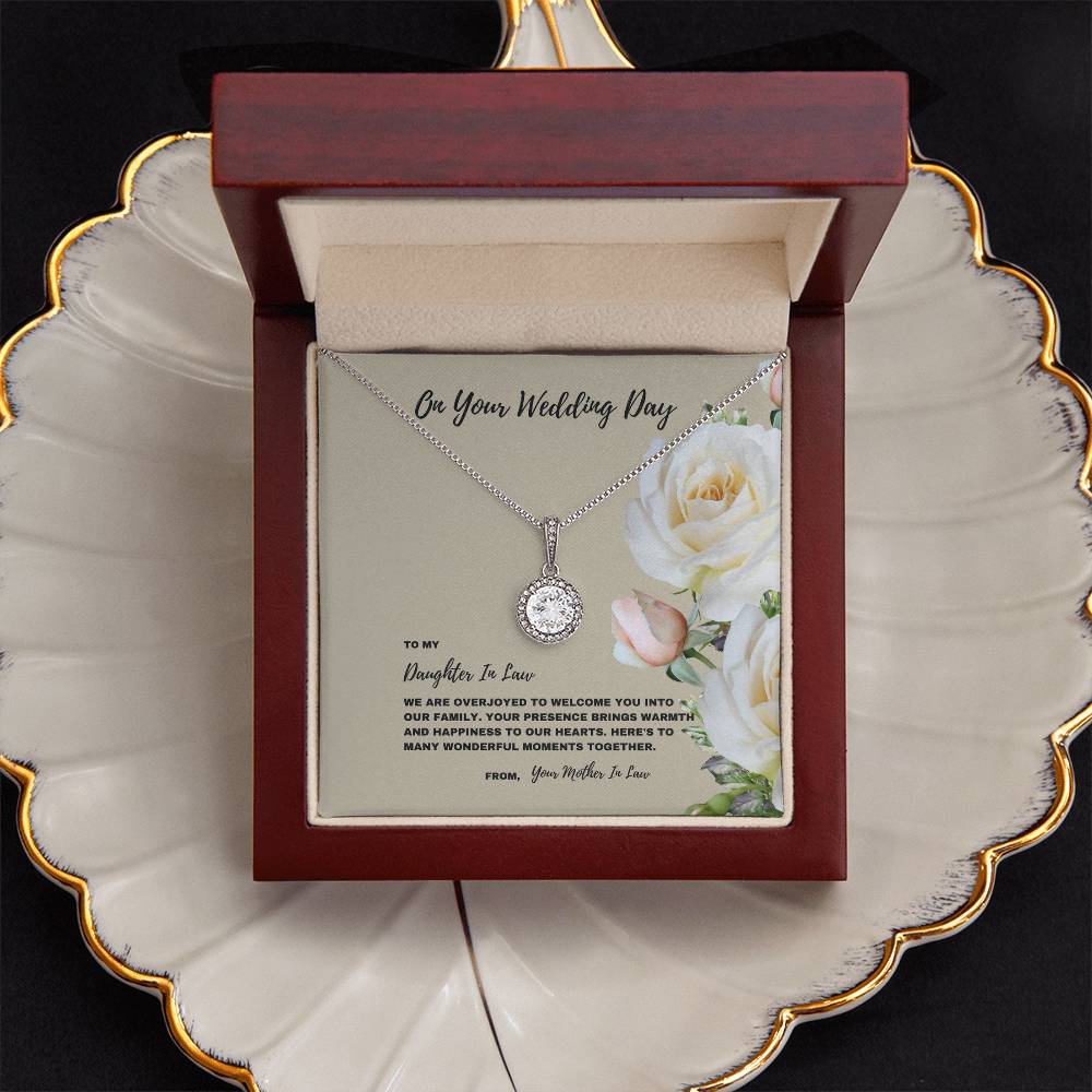 Wedding Day Welcome Jewelry Gift for Daughter-In-Law | Eternal Hope Necklace