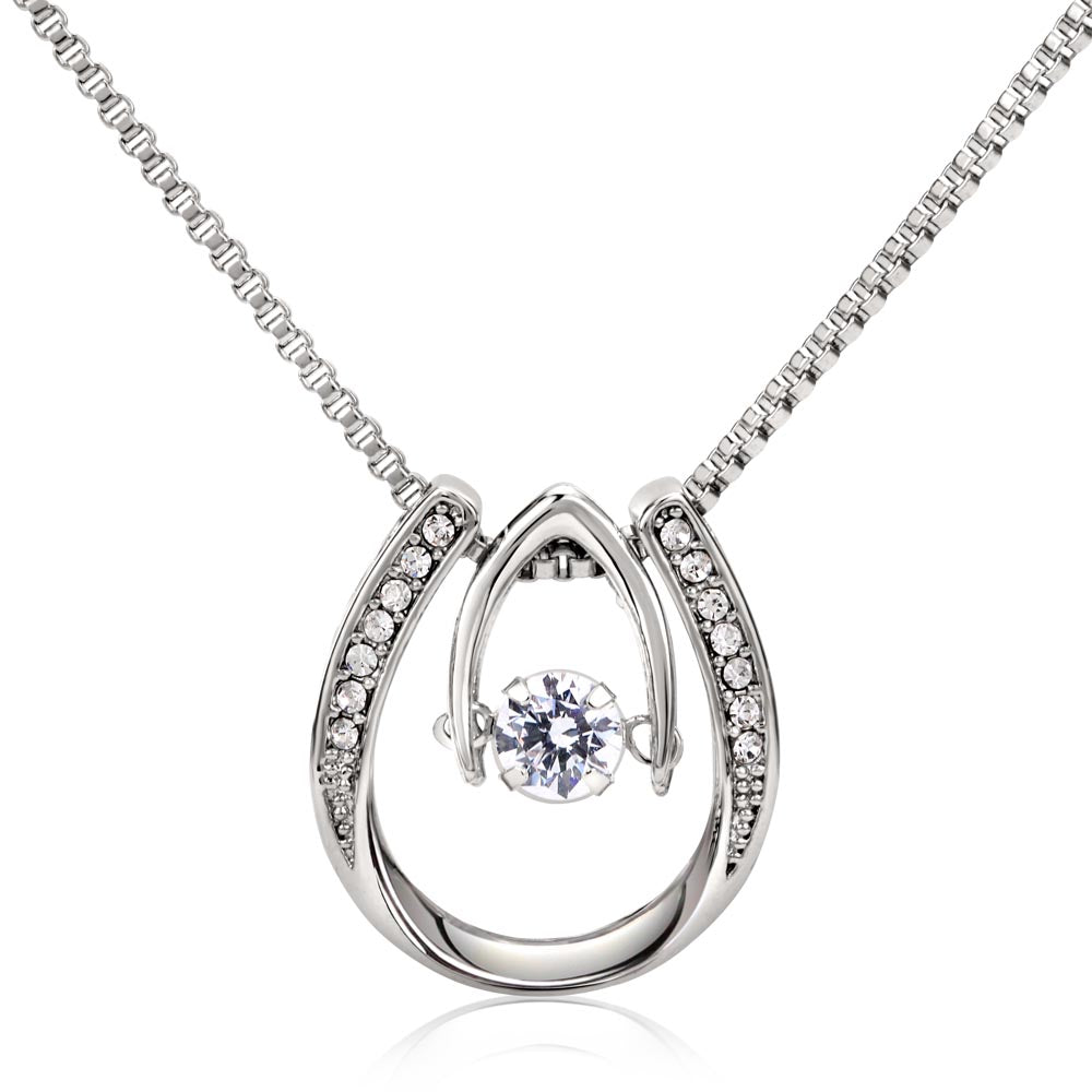 Bright Future Together Jewelry Gift  for Daughter-In-Law - Lucky In Love Necklace