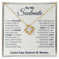 Collar de alma gemela Forever & Always | Un tributo al amor incondicional | Collar de nudo de amor