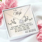Eres mi reina para siempre | Collar para esposa de esposo mayor | Collar con nudo de amor
