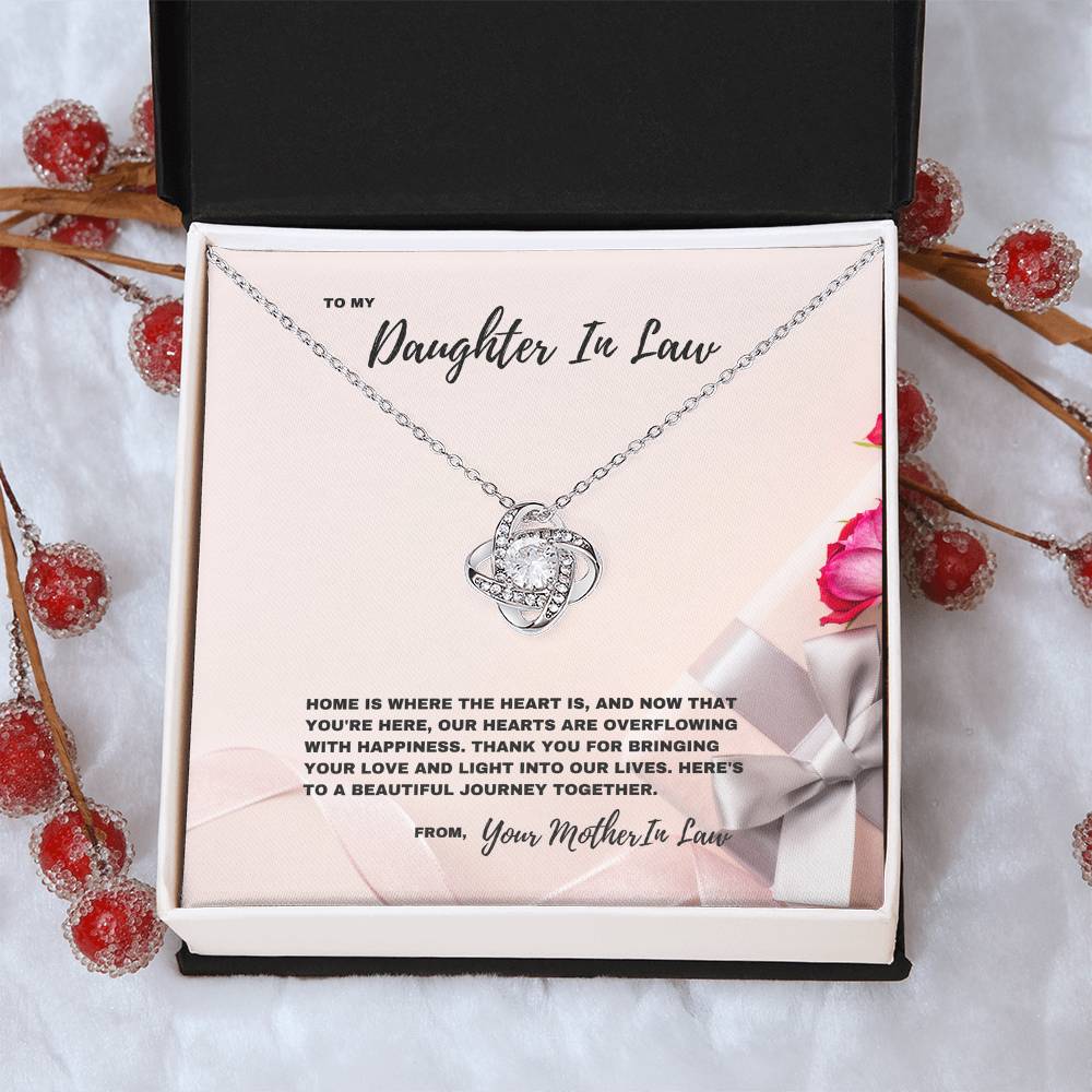 Overflowing With Happiness Necklace Gift for Daughter-In-Law