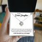 Shining Star Necklace Gift for Bonus Daughter | A Gift of Love and Appreciation - Love Knot Necklace
