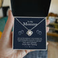 Bump to Mommy Necklace Gift | A Tummy’s Love and Kisses - Love Knot Necklace