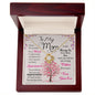 Mother’s Pride Necklace Gift from Son | A Son’s Heartfelt Appreciation - Love Knot Necklace