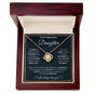 Proud Mother Necklace Gift for Daughter | Celebrating the Woman She Has Become - Love Knot Necklace