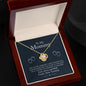 Bump to Mommy Necklace Gift | A Tummy’s Love and Kisses - Love Knot Necklace