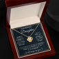 Proud Mother Necklace Gift for Daughter | Celebrating the Woman She Has Become - Love Knot Necklace