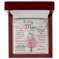 Mother’s Pride Necklace Gift from Son | A Son’s Heartfelt Appreciation - Love Knot Necklace
