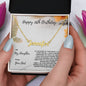 Joyas de regalo para el cumpleaños número 16 de papá para hija | Recuerdo sentimental de dulces 16