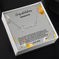 Collar de graduación con alegría desbordante | El orgullo y el amor de una madre | No podría estar más orgullosa: collar con nombre exclusivo