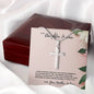 As A Daughter-In-Law, You Bring Light And Grace-Jewelry Gift For New Addition To The Family- Stainless Steel Cross Necklace