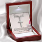 Sharing Laughter And Love With You - Stainless Steel Cross Necklace For New Daughter In Law