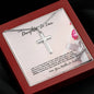 Sharing Laughter And Love With You - Stainless Steel Cross Necklace For New Daughter In Law