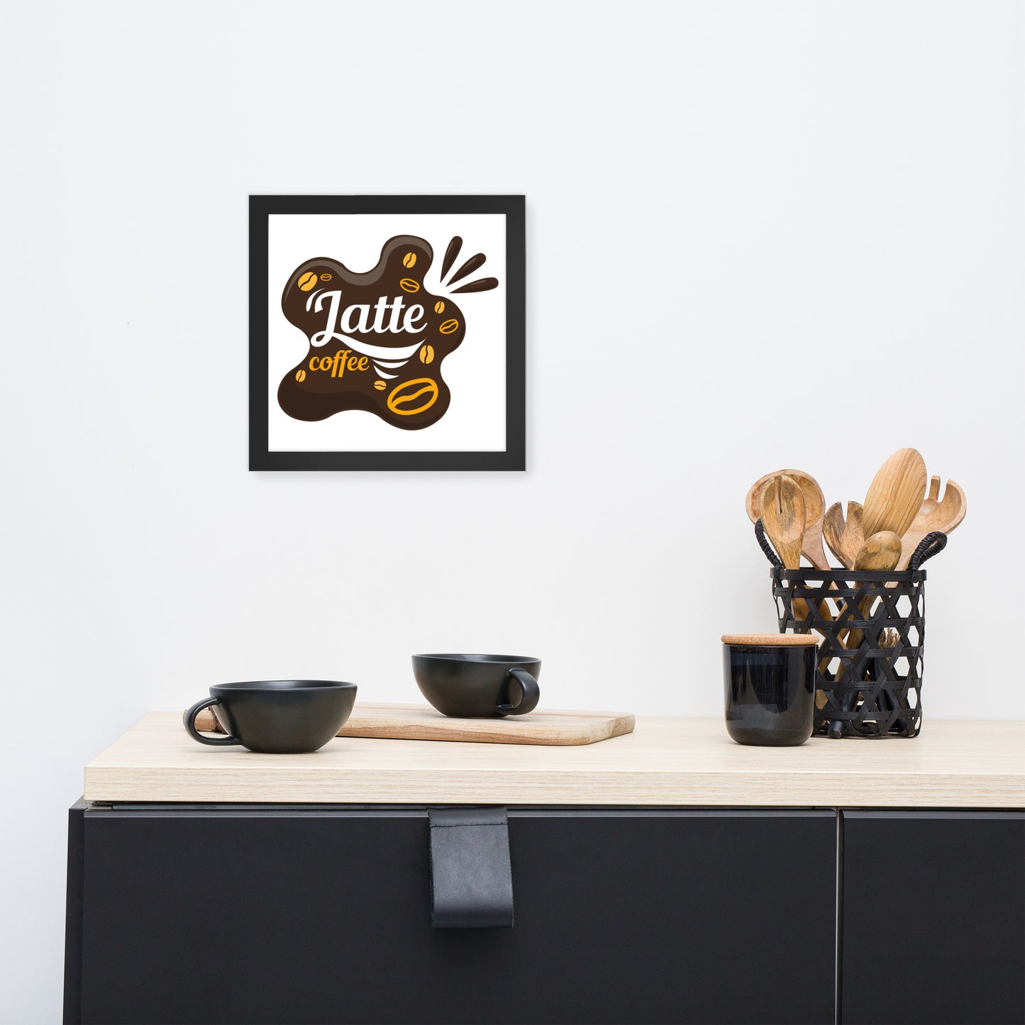 Póster de Brew Bliss inspirado en cafetería