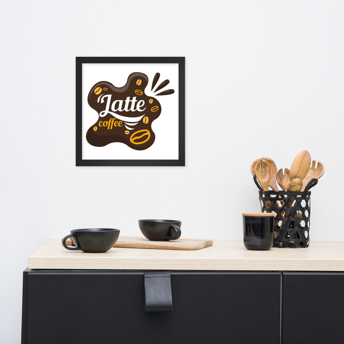 Póster de Brew Bliss inspirado en cafetería