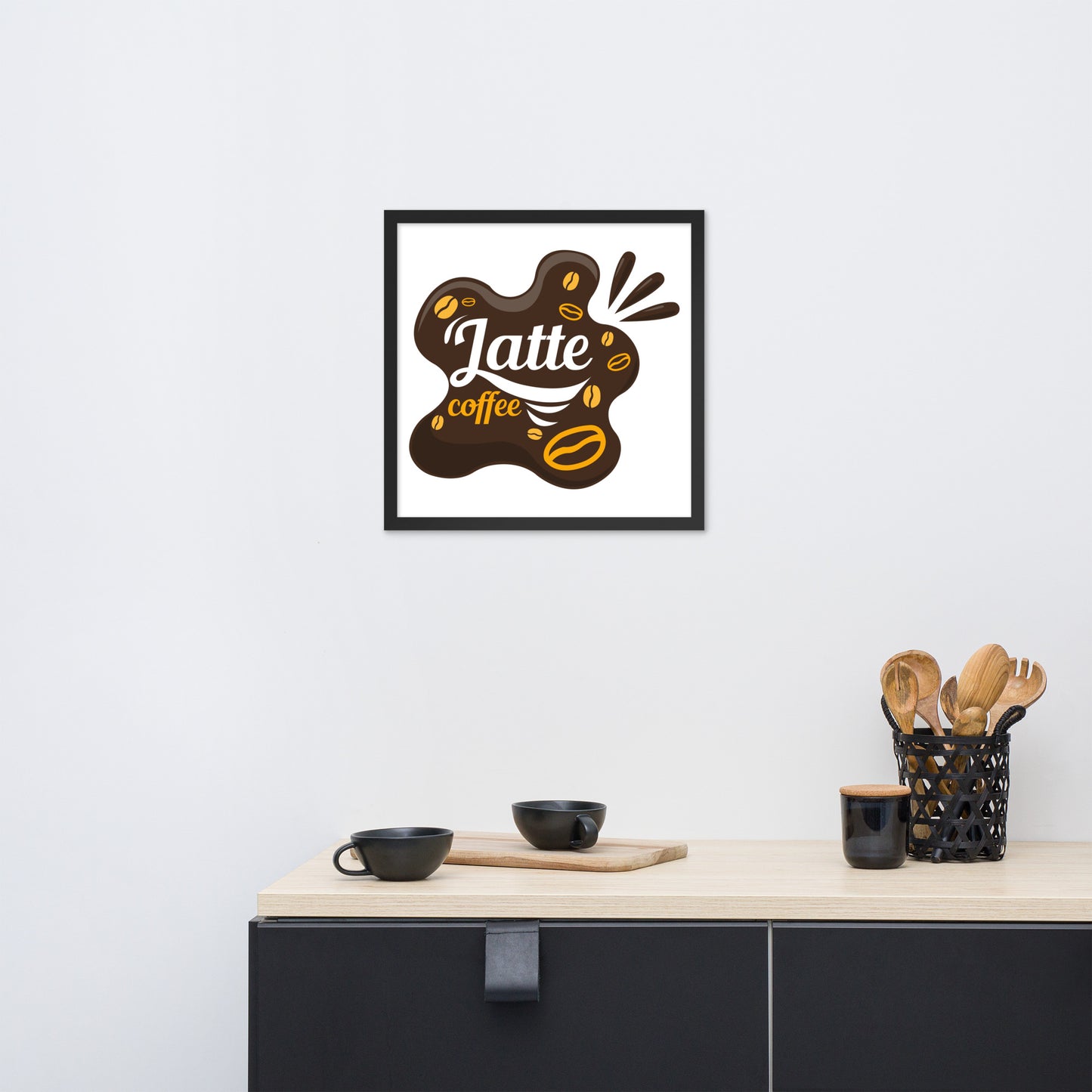 Póster de Brew Bliss inspirado en cafetería