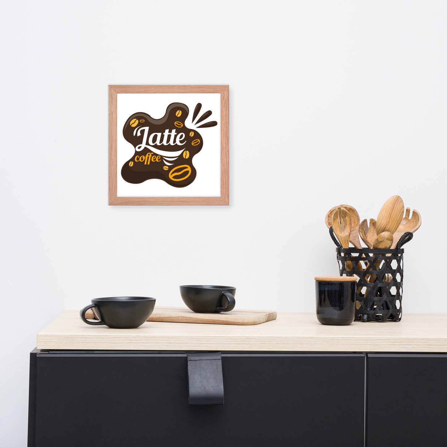 Póster de Brew Bliss inspirado en cafetería