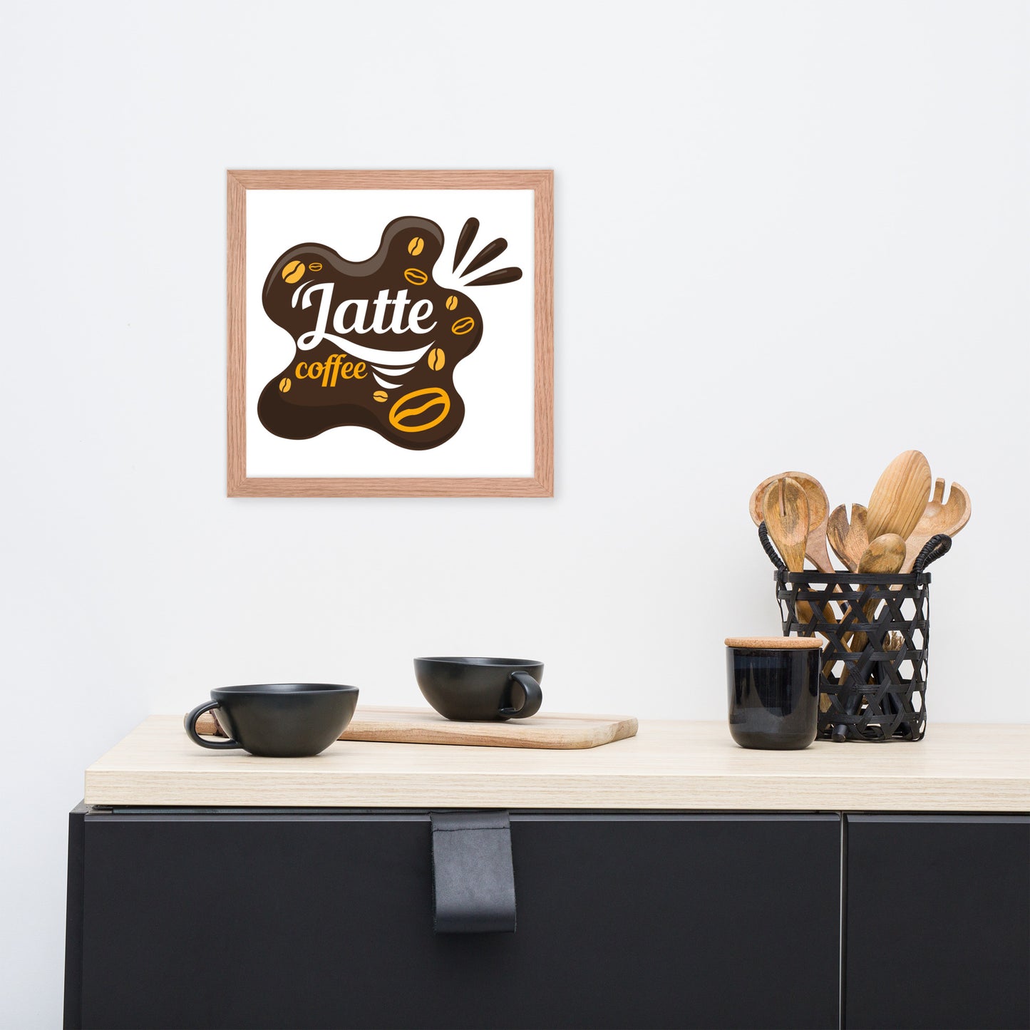 Póster de Brew Bliss inspirado en cafetería