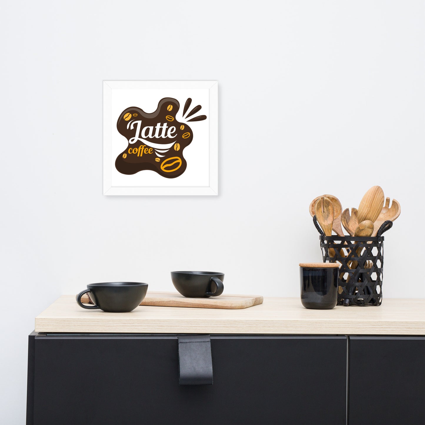 Póster de Brew Bliss inspirado en cafetería