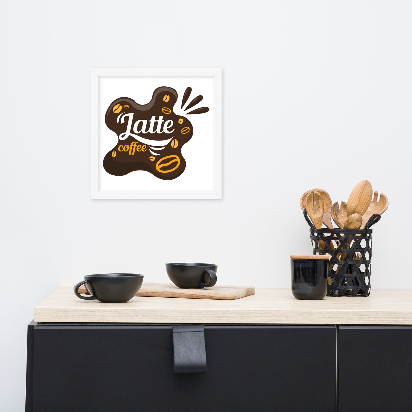Póster de Brew Bliss inspirado en cafetería