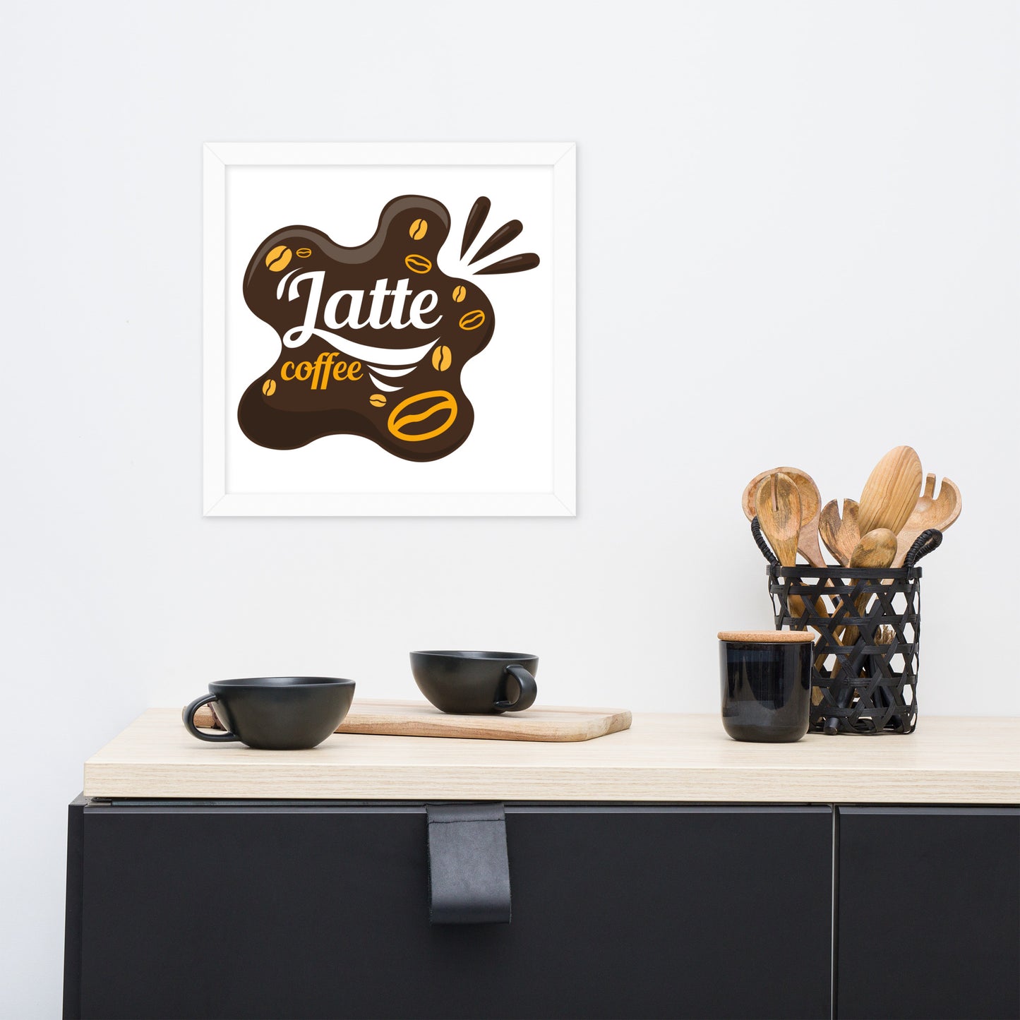 Póster de Brew Bliss inspirado en cafetería