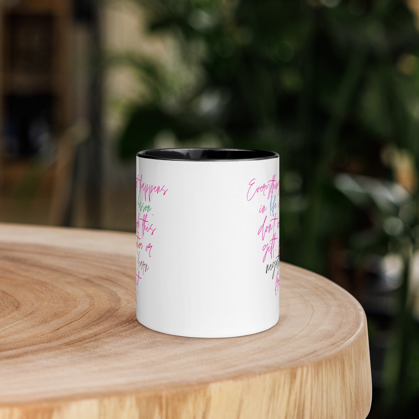 Abraza cada experiencia: Lecciones de vida Taza de café