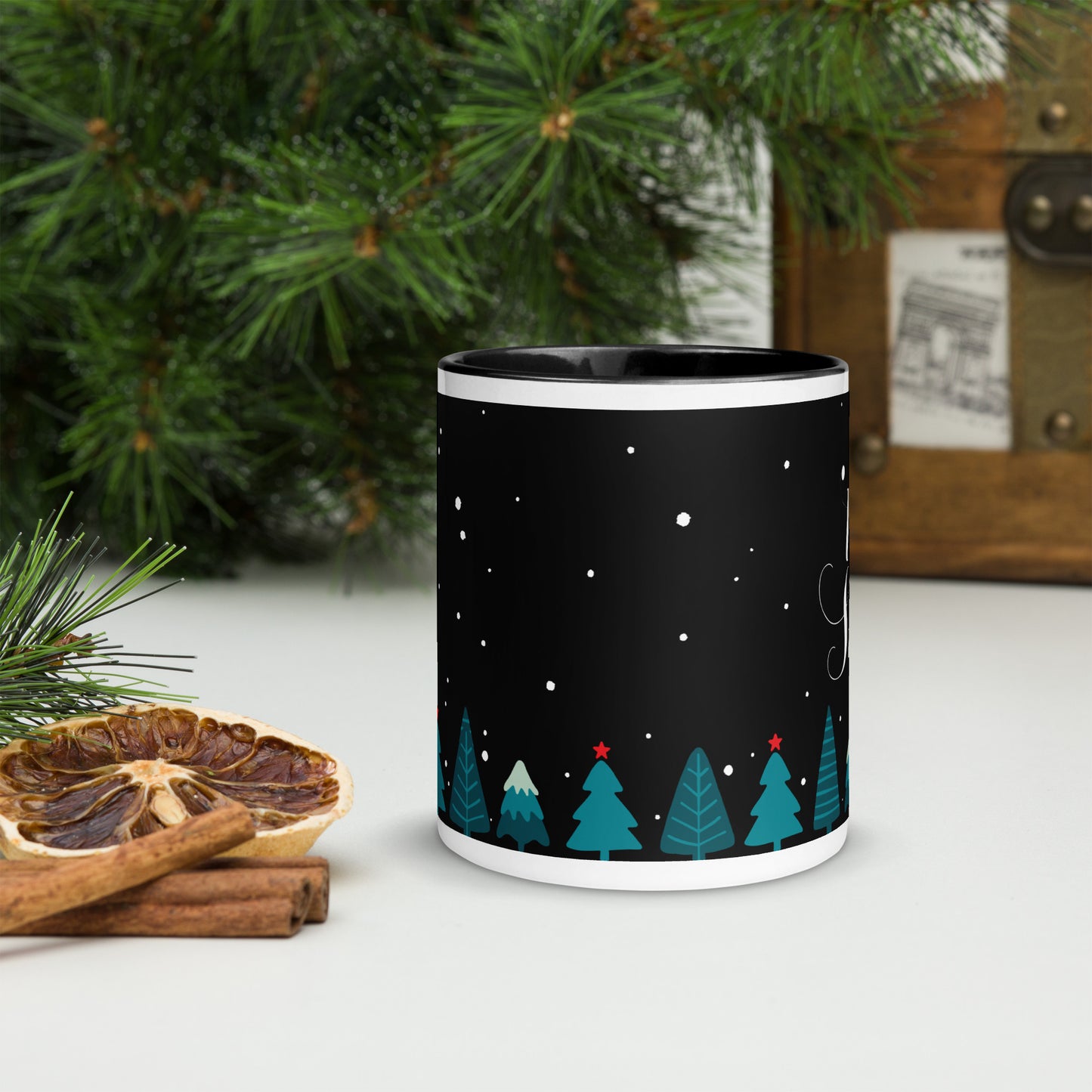 Taza caprichosa de invierno Let it Snow