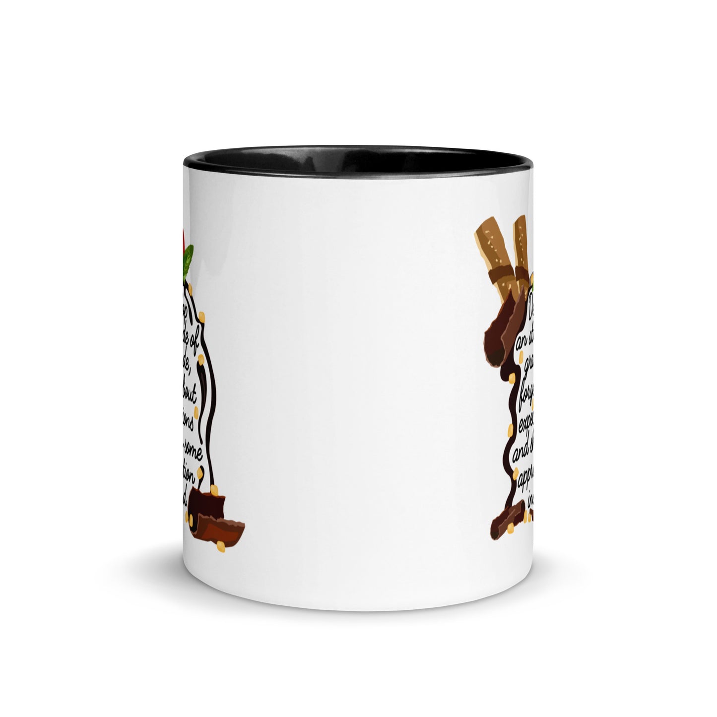 Taza de café espresso con mensaje Gratitude Glow: Appreciation