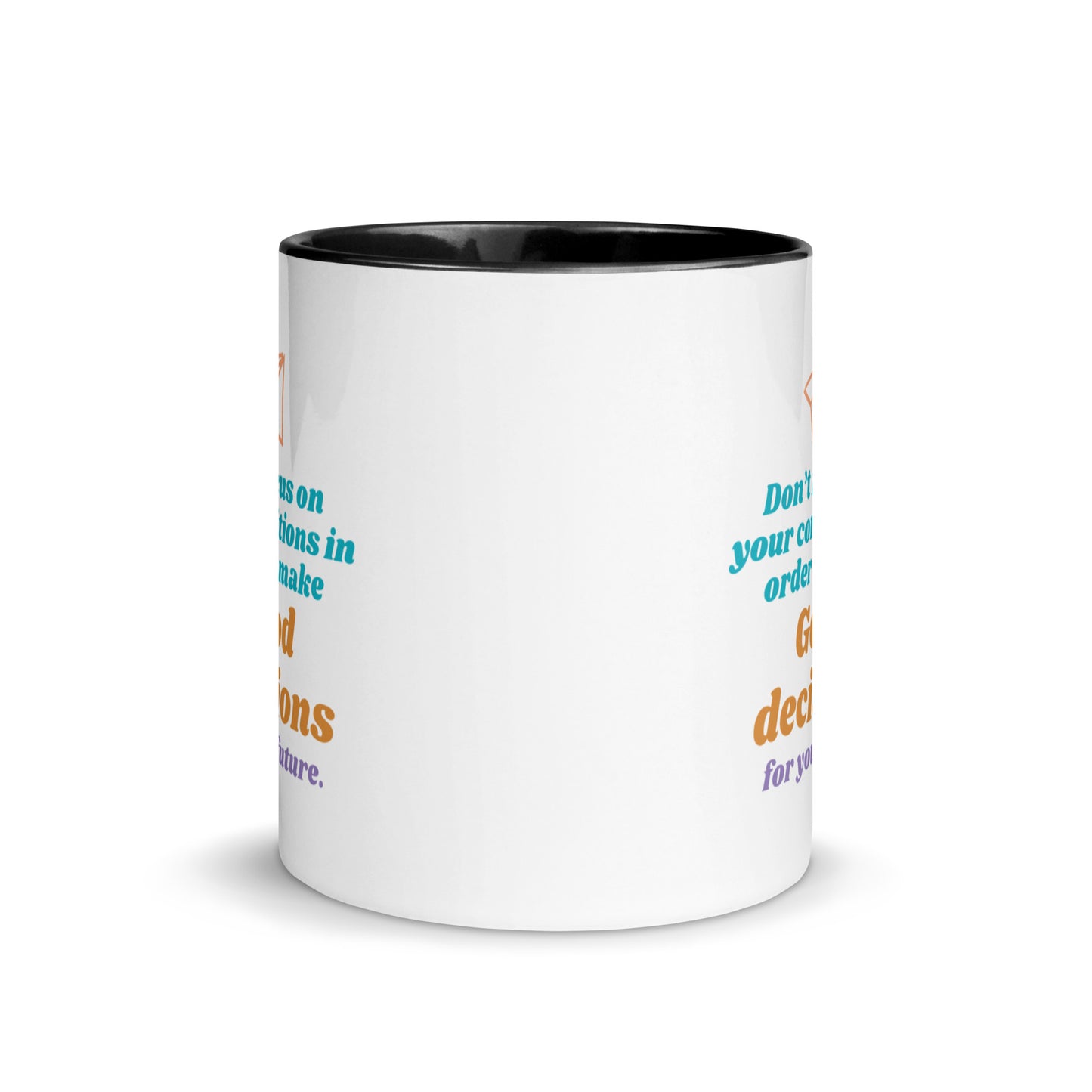 Taza de toma de decisiones orientada al futuro