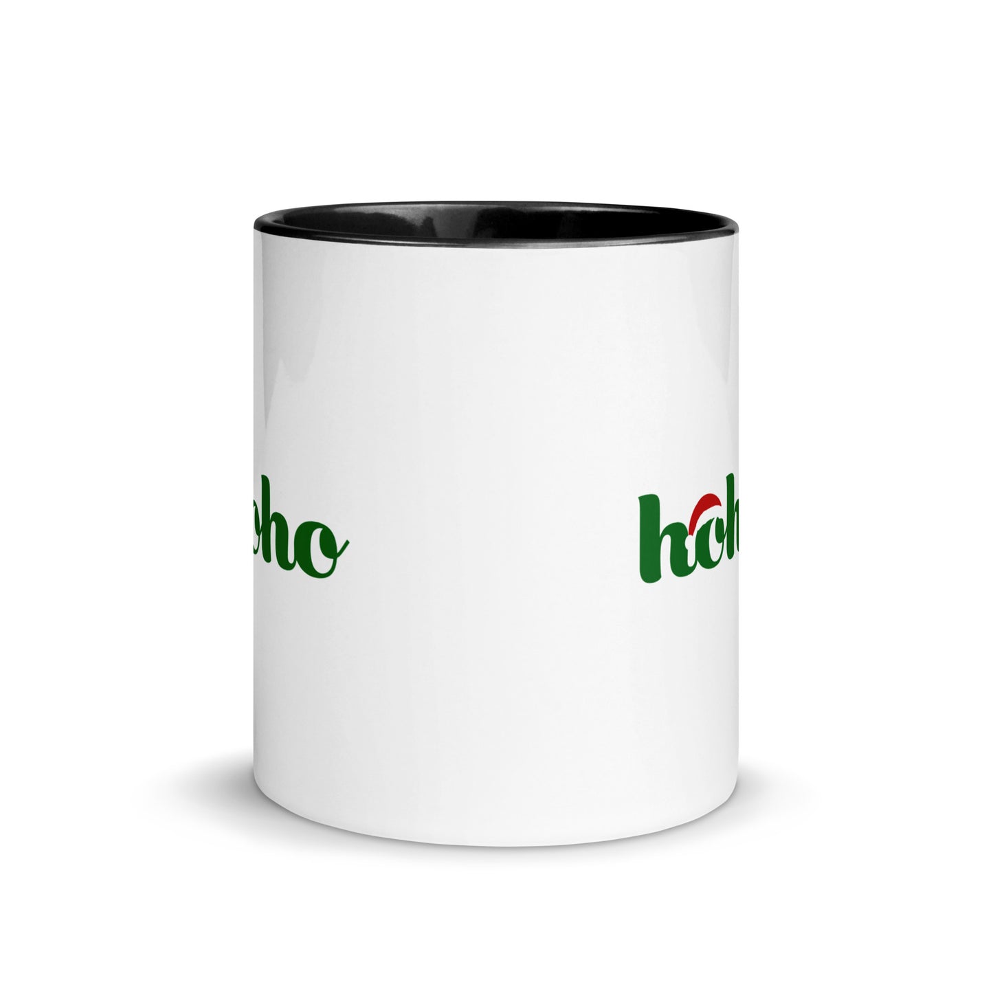 Taza de café con la alegría de Papá Noel