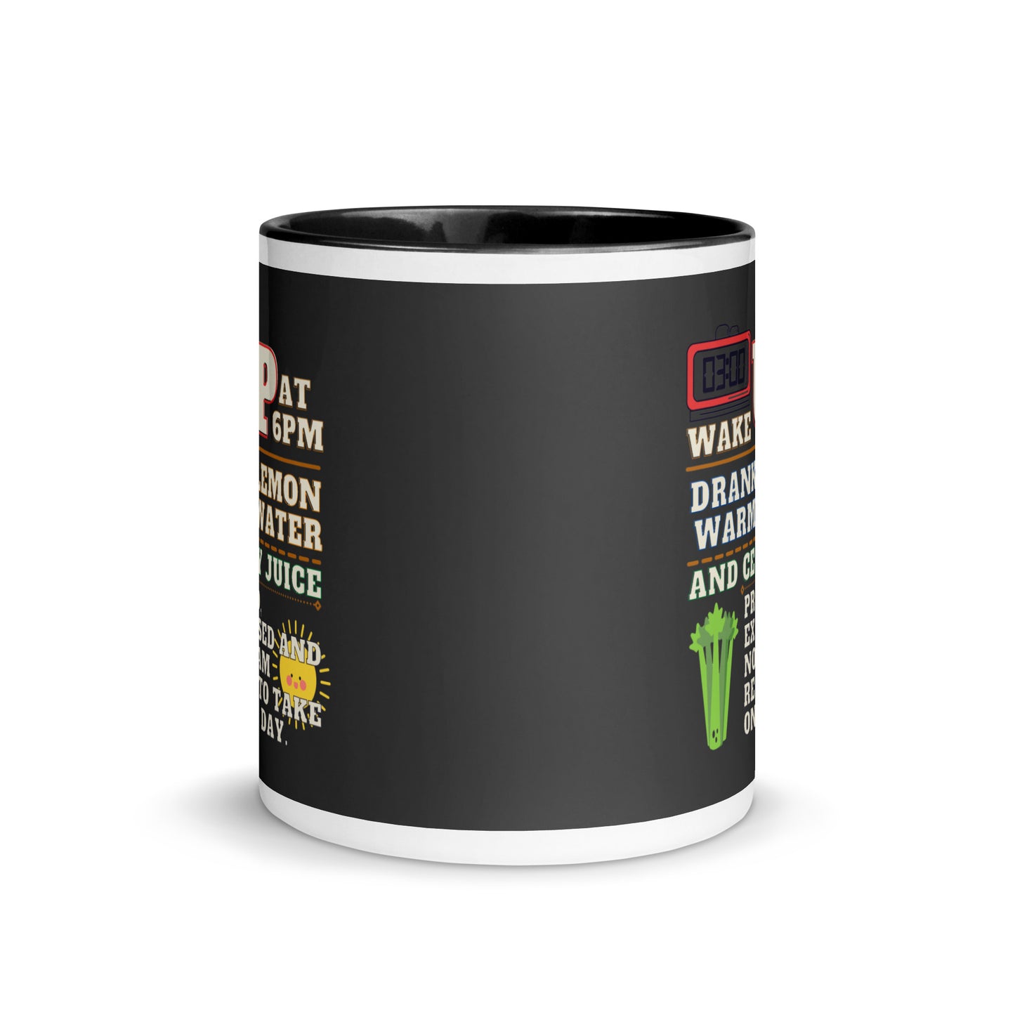 Renacimiento nocturno: taza de café negra Ready to Conquer
