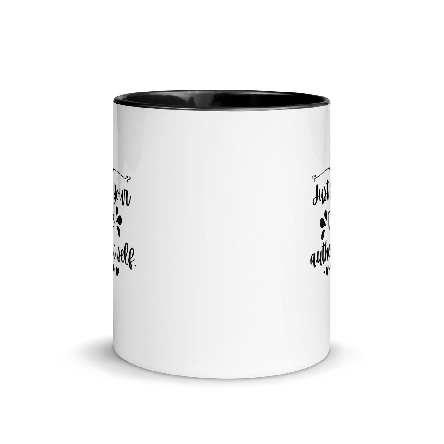 Taza de café inspiradora Serenidad espiritual: verdadera reflexión sobre uno mismo