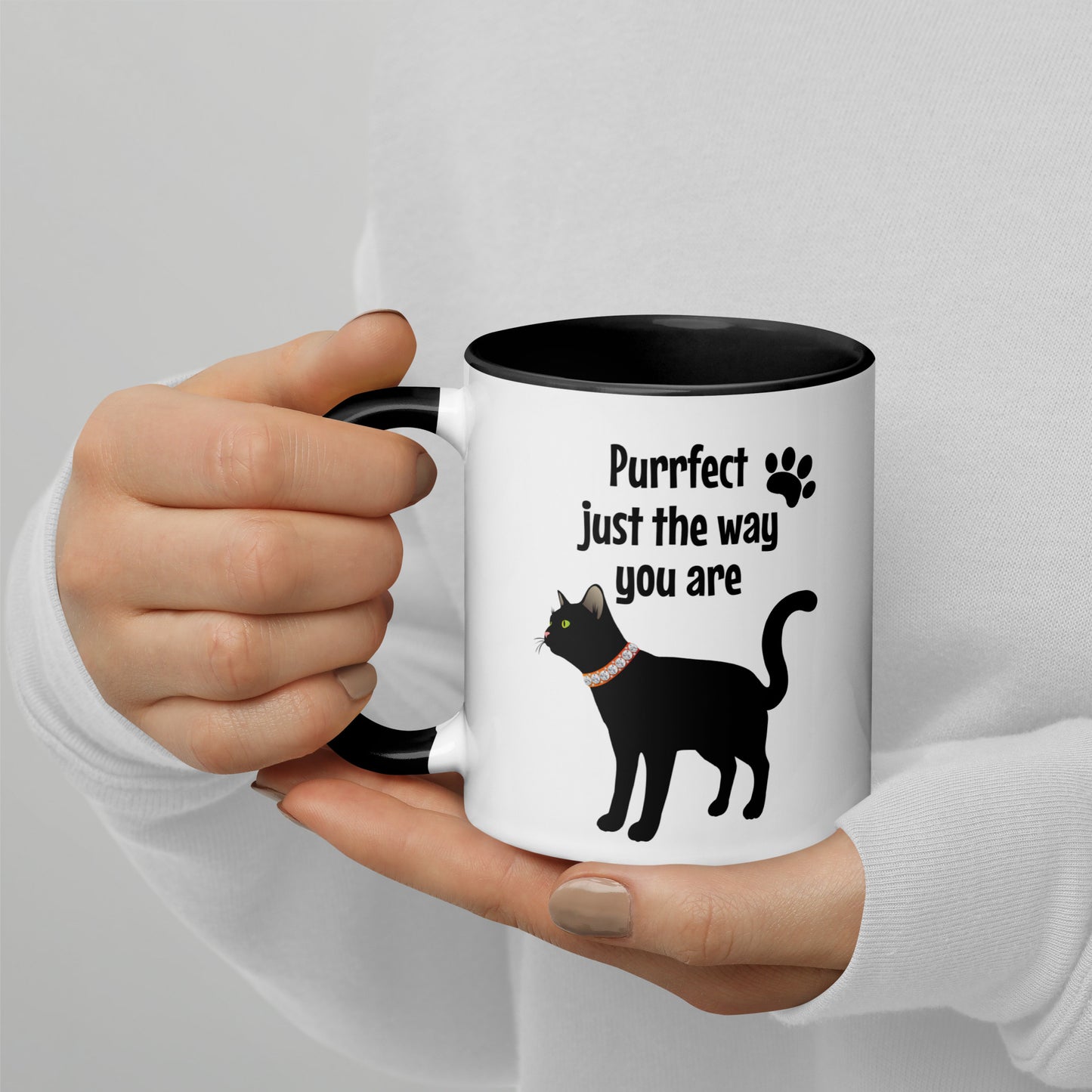 Taza de café Afirmaciones felinas: Purrfect You