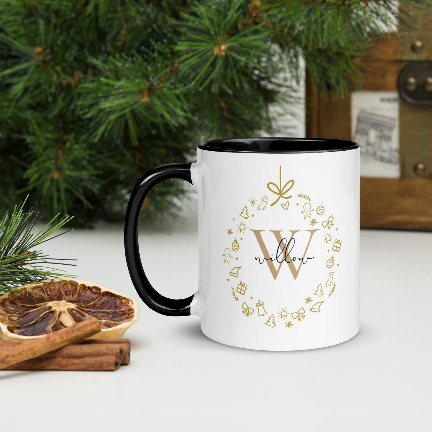Taza de cerveza Yuletide Willow