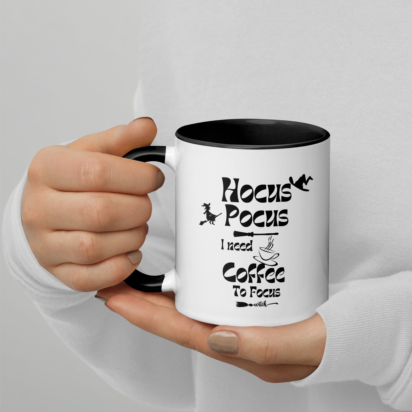 Taza de café con enfoque de Witch's Brew